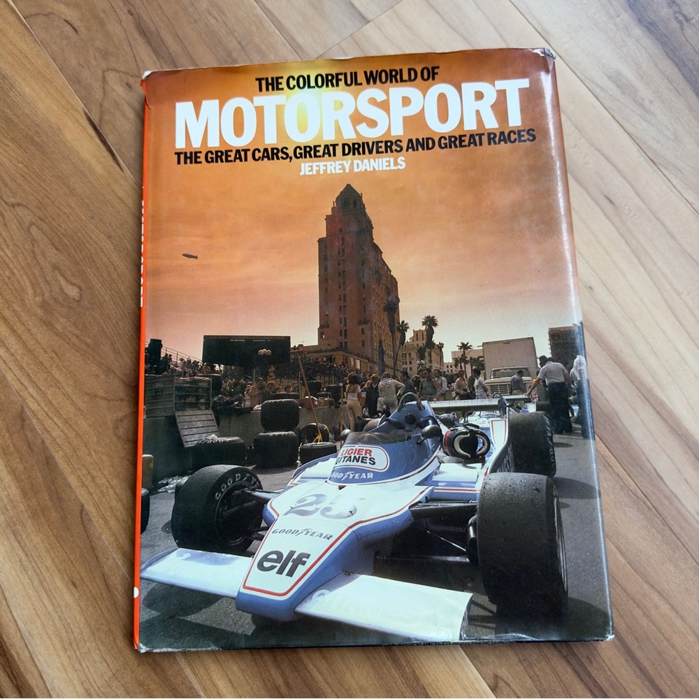 VTG The Colorful World of Motorsport Coffee Table Book Auto Car Racing F1